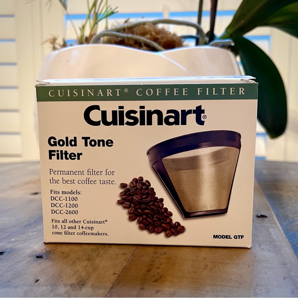 Cuisinart Reusable Gold Tone Coffee Filter - Picture 5 of 6